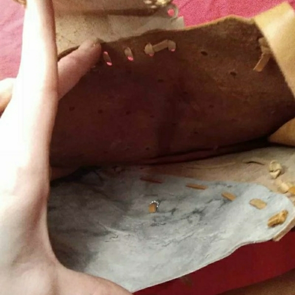 Unique handmade leather purse - Picture 2 of 4